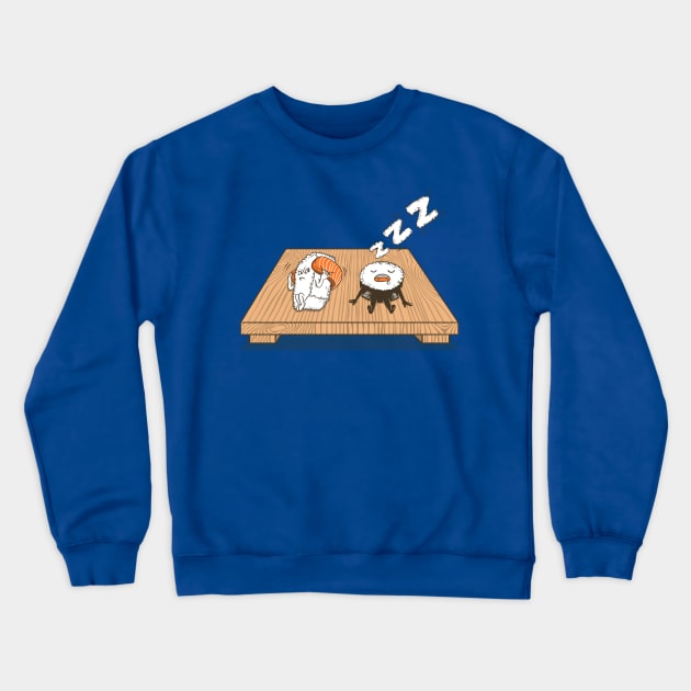 sushi snore Crewneck Sweatshirt by coffeeman